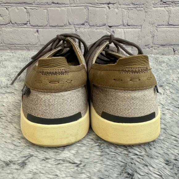 Chaco Davis Brown Tan Lace Up Loafers Men's Size 8.5 Casual Shoes Sneakers - Picture 6 of 9